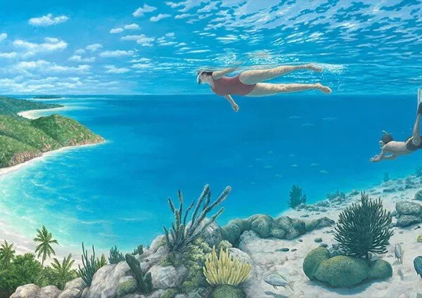 Reef, pintura de Rob Gonsalves
